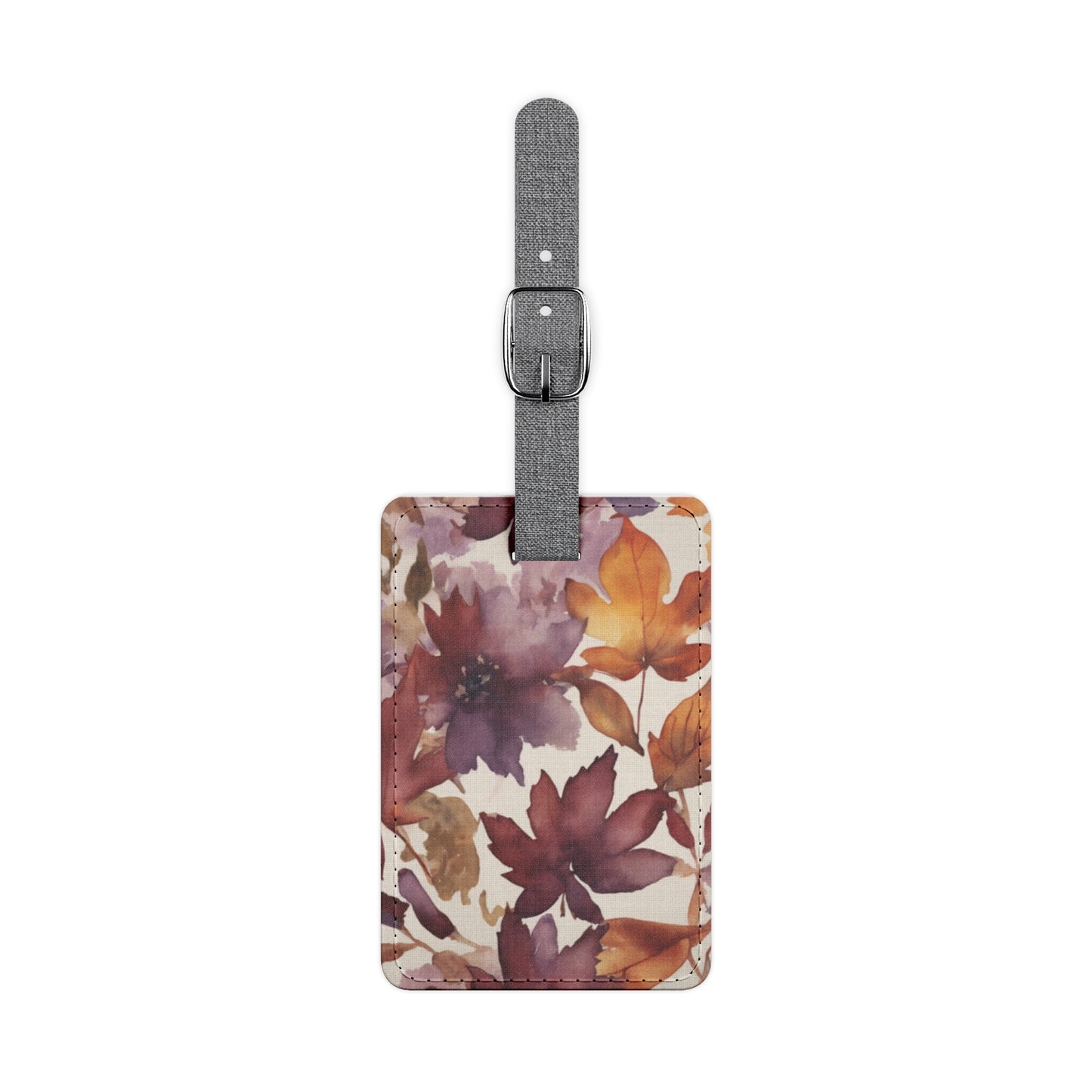 Polyester Luggage Tag, Autumn Leaves