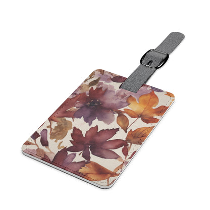 Polyester Luggage Tag, Autumn Leaves