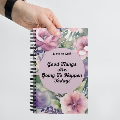 Spiral notebook - Good things